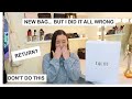 Dior Bag Unboxing | Don't do this...