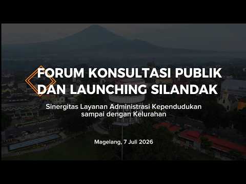FORUM KONSULTASI PUBLIK DAN LAUNCHING SILANDAK
