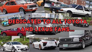 You have never seen such a variety of Toyotas and Lexuses!!!