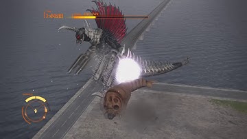 GODZILLA PS4, King of Kaiju Mode with Mothra Larva