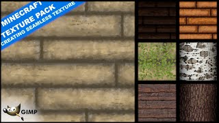 Creating Seamless Textures for Minecraft Texture Pack- GIMP (2021)