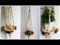 Makramee Blumenampel #3 * DIY * Macrame Plant Hanger [eng sub]