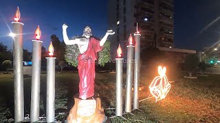 EASTER CELEBRATION LIGHTING DECO |@NICOSIA CYPRUS_ ДЕКОР ОСВЕЩЕНИЯ ПРАЗДНОВАНИЯ ПАСХИ |@НИКОСИЯ КИПР