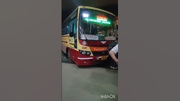 KSRTC Swift Super Fast Bus at Satelite Bus Stand Bengaluru