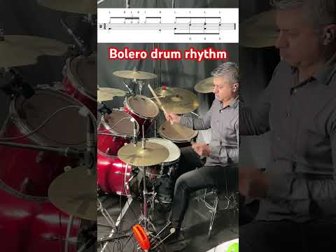 Bolero Drum rhythm without conga player #drums