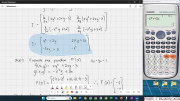 Newton Raphson Method for System of Non-Linear Equation