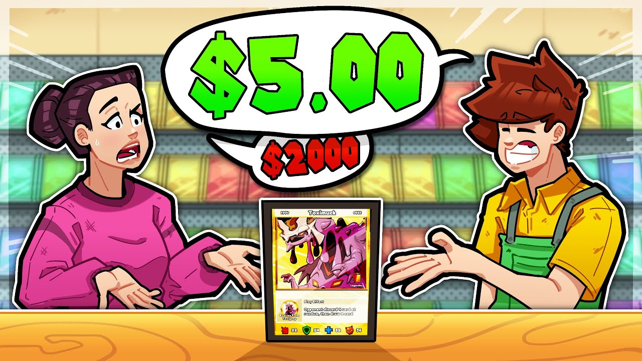 I scammed customers out of their rare cards in TCG Card Shop Simulator
