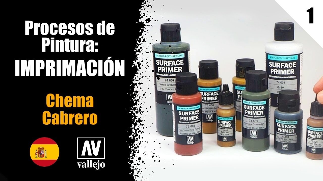 🇪🇸 #1 PROCESOS DE PINTURA: IMPRIMACIÓN por Chema Cabrero✨
