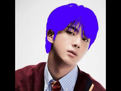 BTS JIN hair colour changing - YouTube