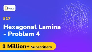 Hexagonal Planes Problem No.4 - Projection of Planes - Engineering Drawing