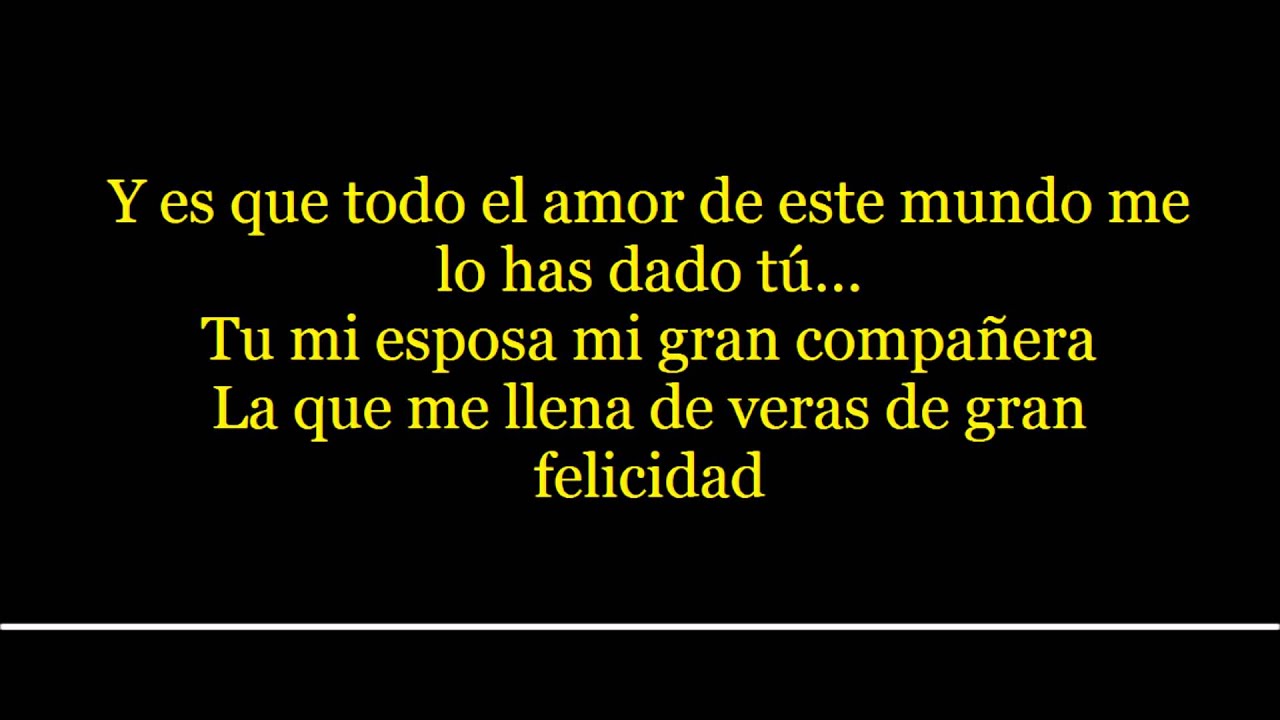 Roberto Lugo Eres Mi Felicidad Letra YouTube