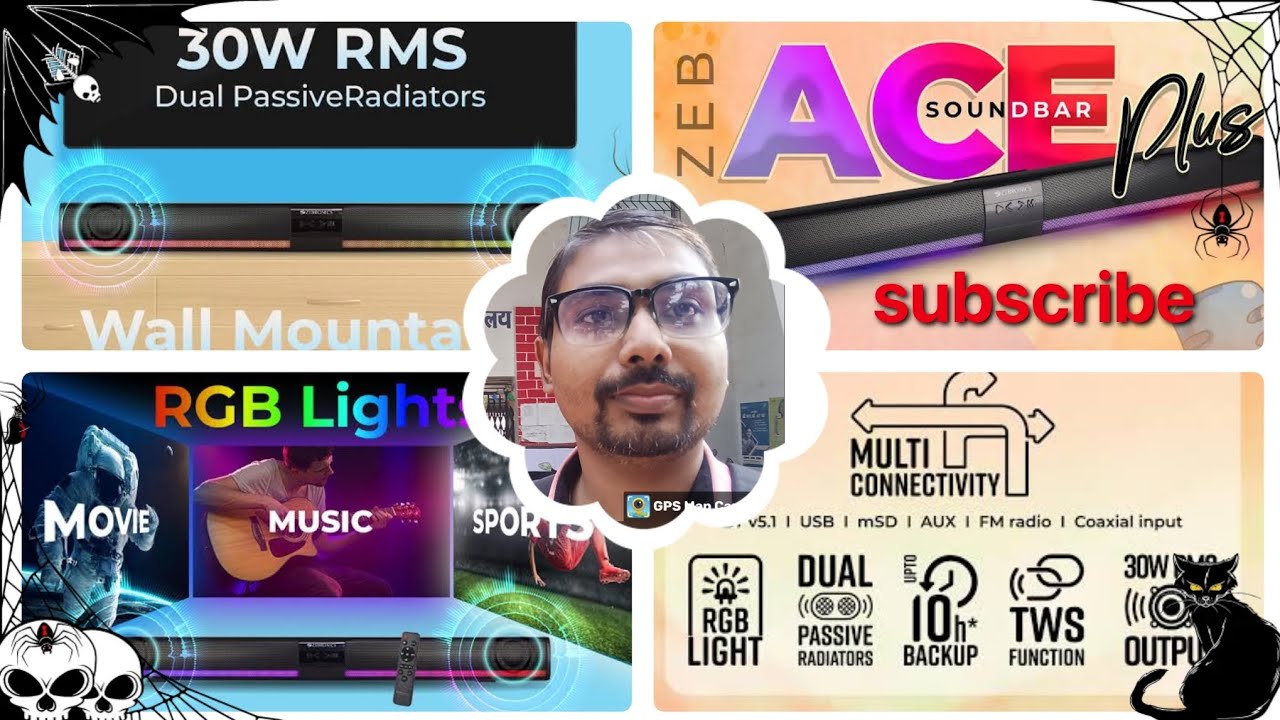 ZEBRONICS ZEB ACE Plus Soundbar Unboxing and Sound Test Price 1398 in ...