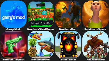 NEXTBOTS IN PLAYGROUND MOD NEW UPDATE Steal a Brainrot & Halloween 2025,SANDBOX IN SPACE,Garry