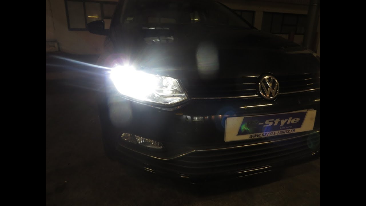 Courtois 2 ECLAIRAGE MIROIR COURTOISIE LED BLANC 6000K VW POLO 6R 5 BLUEMOTION 