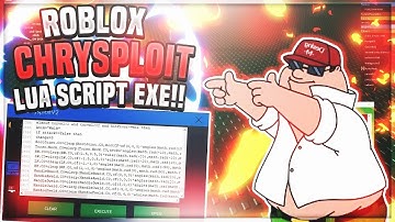 ROBLOX ✅EXPLOIT✅CHRYSPLOIT V3 ✅(PATCHED) ✅LUA-C EXECUTOR, STOOLS, MORPHS AND MUCH MORE!✅ (Nov 11th)