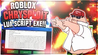 ROBLOX ✅EXPLOIT✅CHRYSPLOIT V3 ✅(PATCHED) ✅LUA-C EXECUTOR, STOOLS, MORPHS AND MUCH MORE!✅ (Nov 11th)