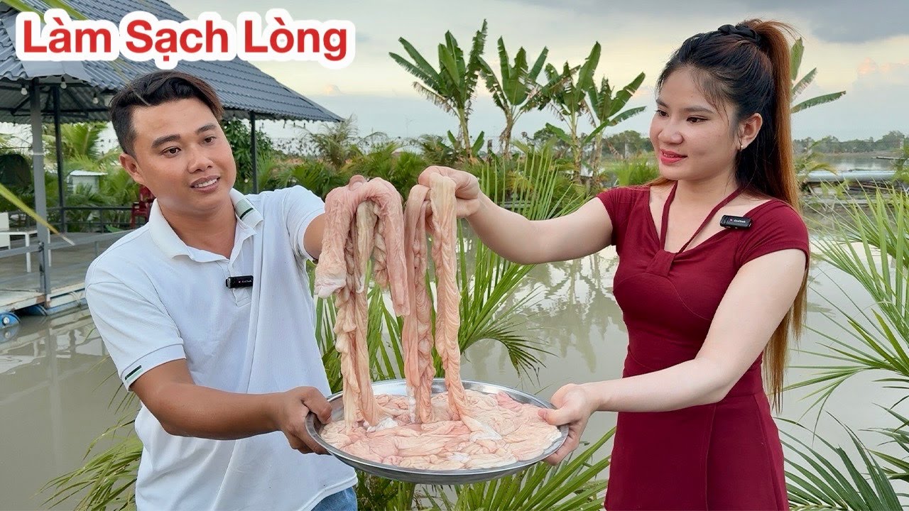 Làm Sạch Lòng Siêu Nhanh, Đơn Gản Ai Cũng Làm Được, Lòng Nướng Sa Tế Thơm Ngon Triệu Người Mê