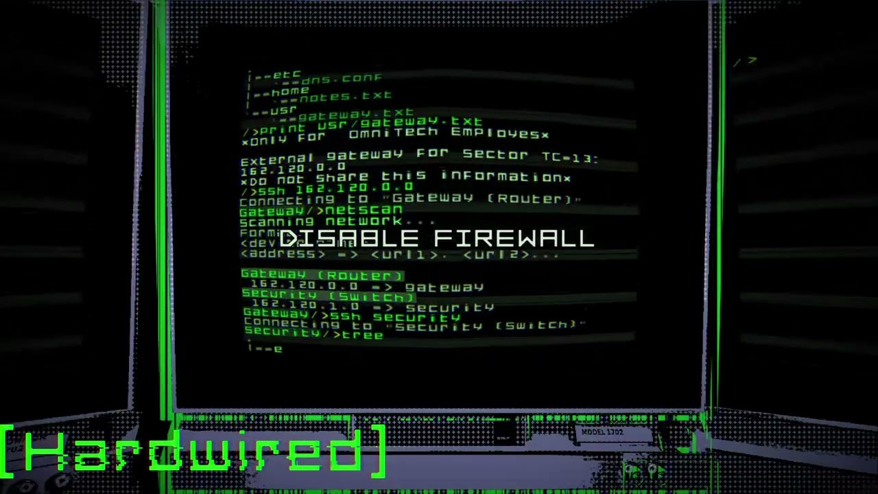 Gameplay: Hardwired Terminals Showcase