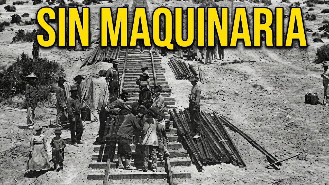 Cómo Construyeron 1,600 KM de Ferrocarril en Montañas… Sin Maquinaria