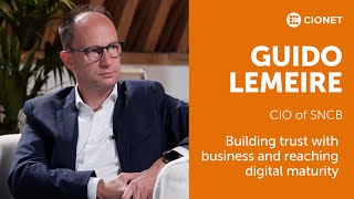 Guido Lemeire – CIO of SNCB – Building trust with business and reaching digital maturity screenshot 1