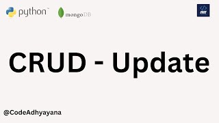 CRUD - Update | MongoDB | Python