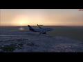 Microsoft Flight Simulator X-Online "Полет по сети" ( три самолета)