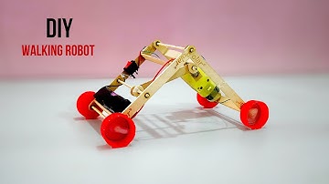 How to Make a Worm Robot || DIY Walking Robot || School project