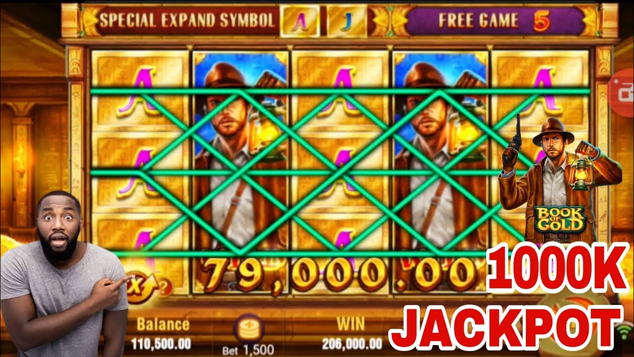 Best Jackpot 1000k Win Tricks // Book Of Gold Jili Slot Game  New update // 100% Success Jackpot Win