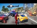 GTA 5 - Real Life Los Angeles Traffic Mod & NVE Graphics Mod / Raw 30min Gameplay
