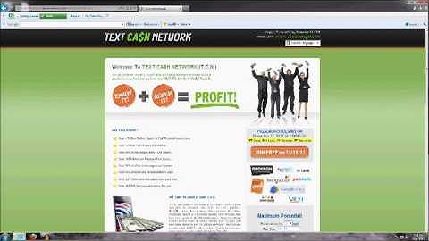 TEXT CASH NETWORK  100% FREE TO JOIN