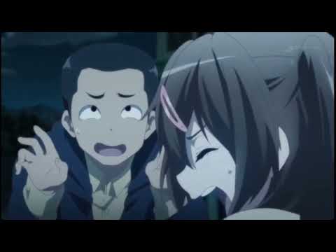 Cute anime girl gets groped by pervert