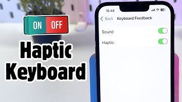 How to Turn On/Off Haptic Keyboard on iPhone 16e - Quick Settings Guide