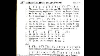 MARSOMBA HAMI TU ADOPANMI II BETK No. 257 II ENDE PASAHAT SILUA