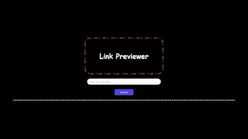 Link Previewer demo - FindCoder Challenge