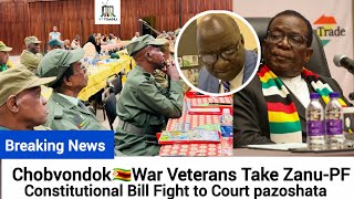 Breakingchobvondoka War Veterans Take Zanupf Constitutional Bill Fight To Court