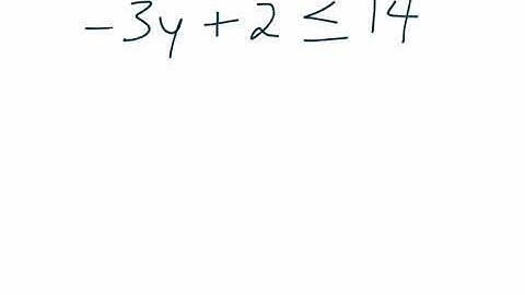 One Variable Two Step Inequality Rapid Review