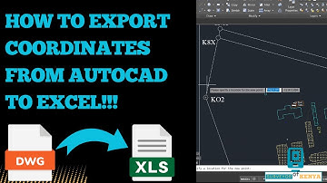 How to export points from AutoCAD to Excel in a PNEZD/PENZD format; Two ways