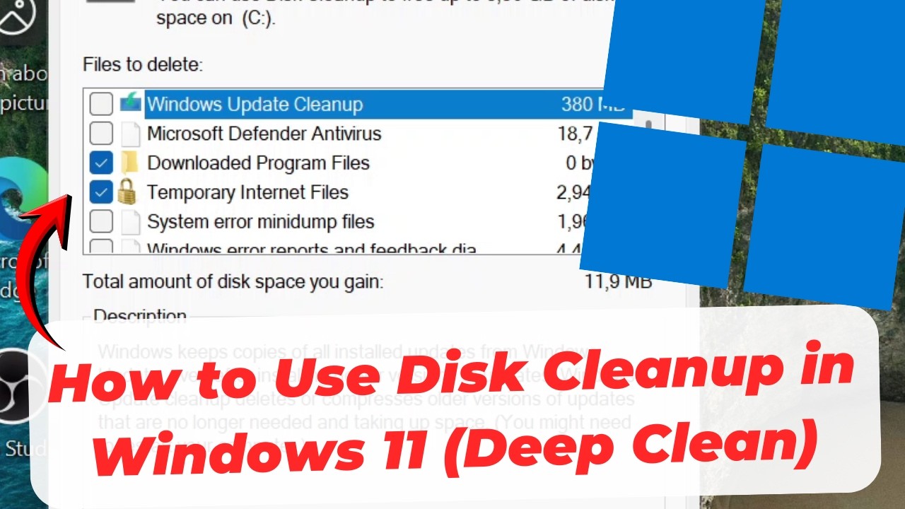 How to Use Disk Cleanup in Windows 11 (Deep Clean) - YouTube
