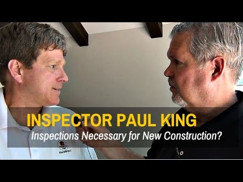 Inspector Paul King Reviews Home Inspection on New Construction