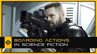 Explaining Boarding Actions in Science Fiction