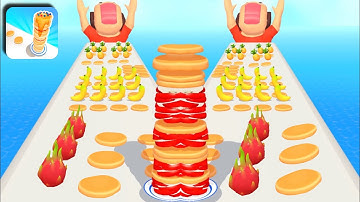 PANCAKE RUN 🥞💕: All Levels Gameplay Walkthrough Android, iOS NEW UPDATE
