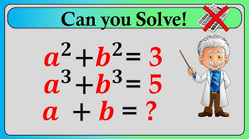 Nice Algebra Math Simplification | Find the Value of a & b