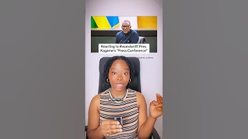 Rwandan Pres. Kagame press conference, my thoughts #congo #rwanda #kagame #news