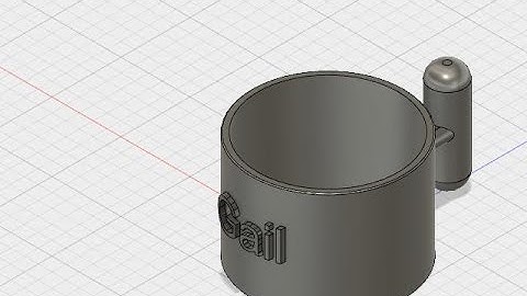 Making Embossed Text on cylinder in Fusion 360
