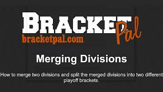 Merging Divisions in BracketPal