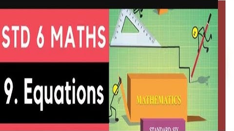 Practice Set 26|Class 6|Maths|Chapter 10 Equation Question 1|State board