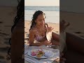 Beach Dessert ASMR 🌊🍰 Loud Chocolate Crunches & Mimosa Sips