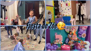 FIESTA DE CUMPLEAÑOS DE ZOE????Mamá adolescente????‍????Majo Martínez