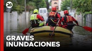 ITALIA | Fuertes lluvias provocaron grandes inundaciones