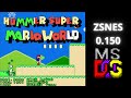 Emulator ZSNES 0150 1997 MS DOS SMW HACK Hummer Super 